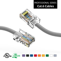 Bestlink Netware CAT6 UTP Ethernet Network Non Booted Cable- 50ft Gray 100112GY